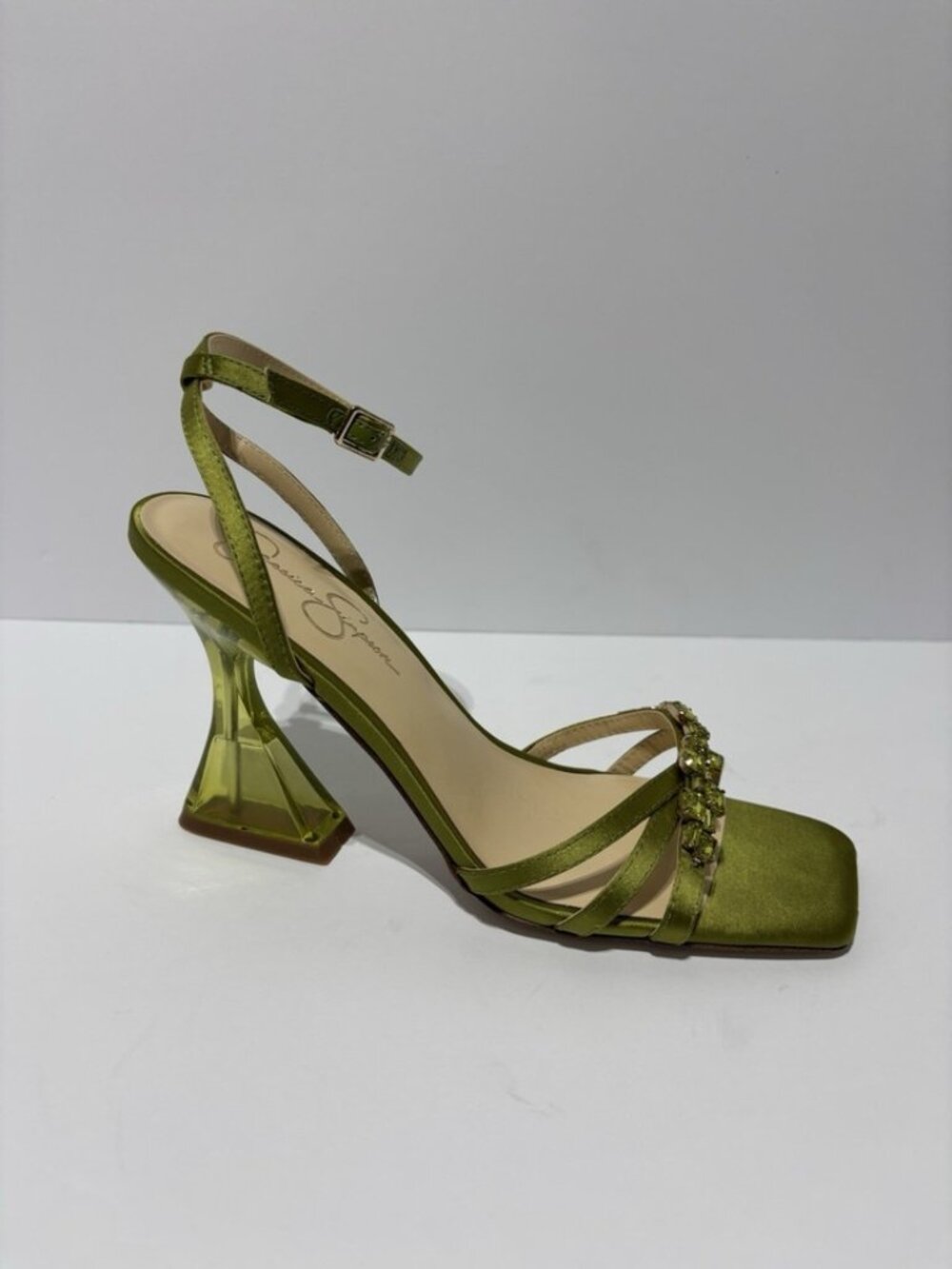 Jessica Simpson Women’s Suzetea Ankle Strap Sandals Green, Size 10 M